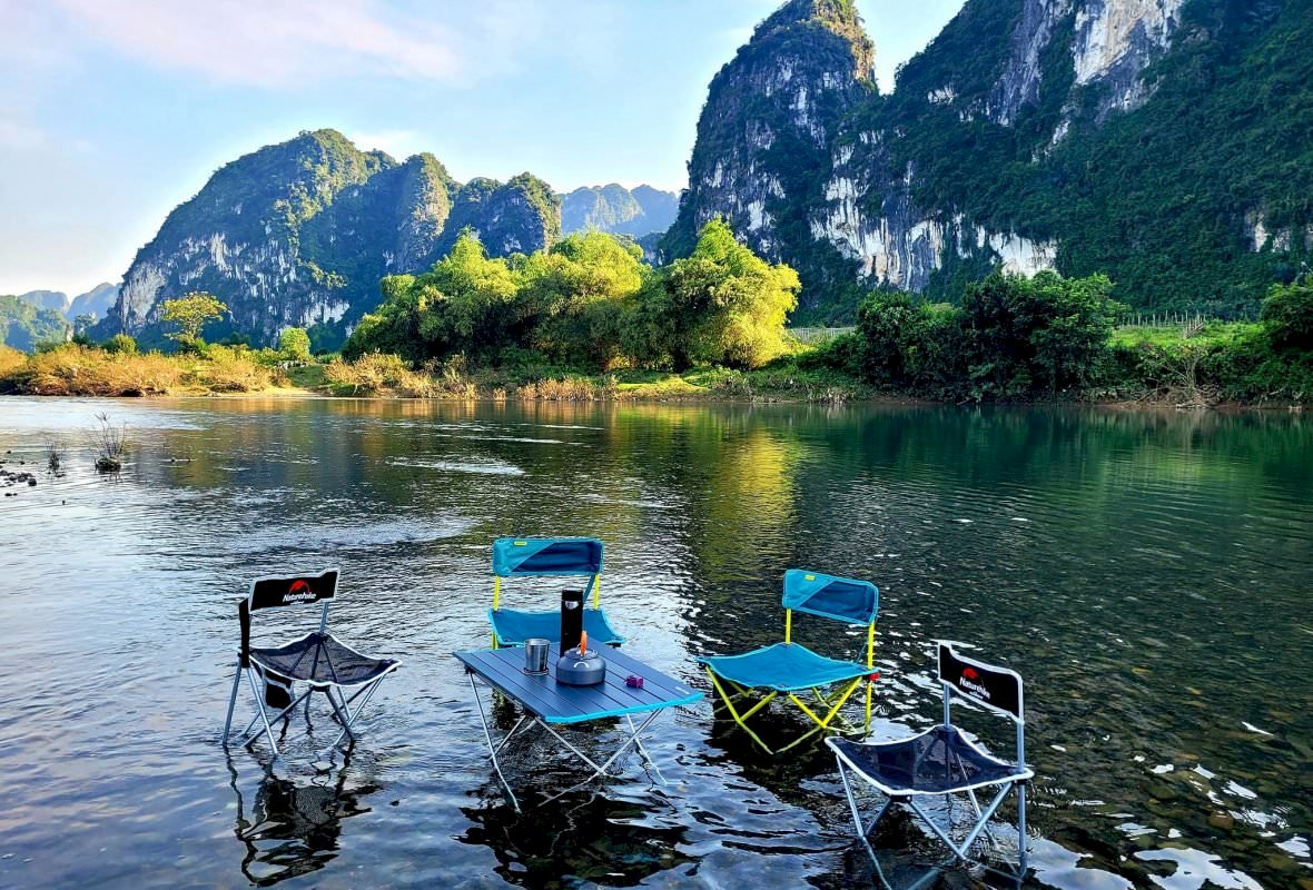 địa điểm cắm trại gần Hà Nội